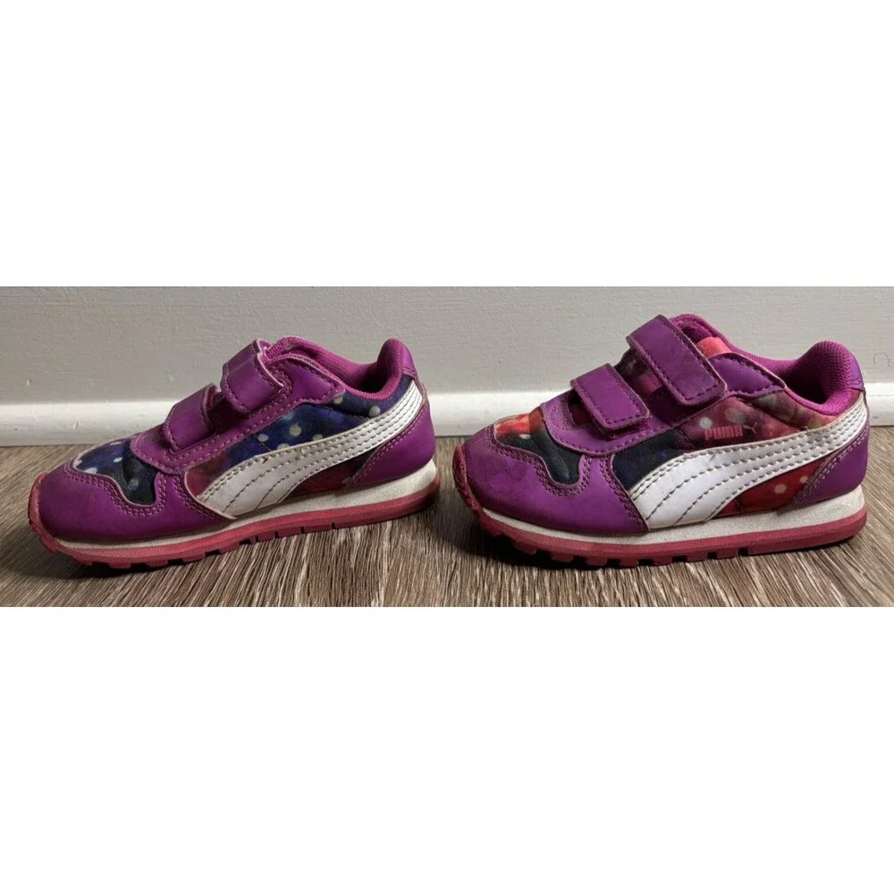 Pink Puma ST Runner NL Lights Soft Foam Toddler Girls Sneaker Shoes size 7C